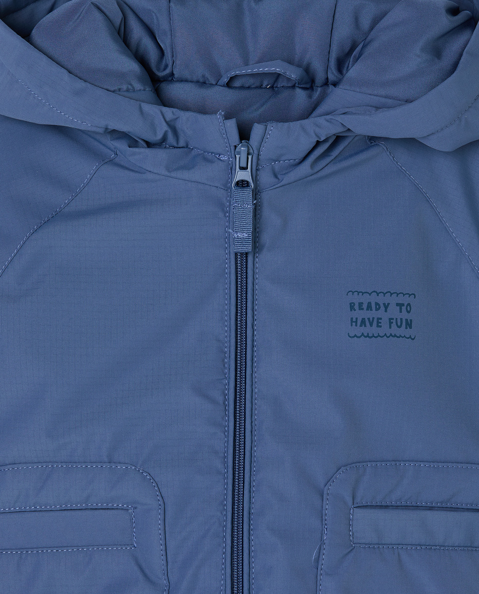 Parka de Bebé Azul-marinho-3
