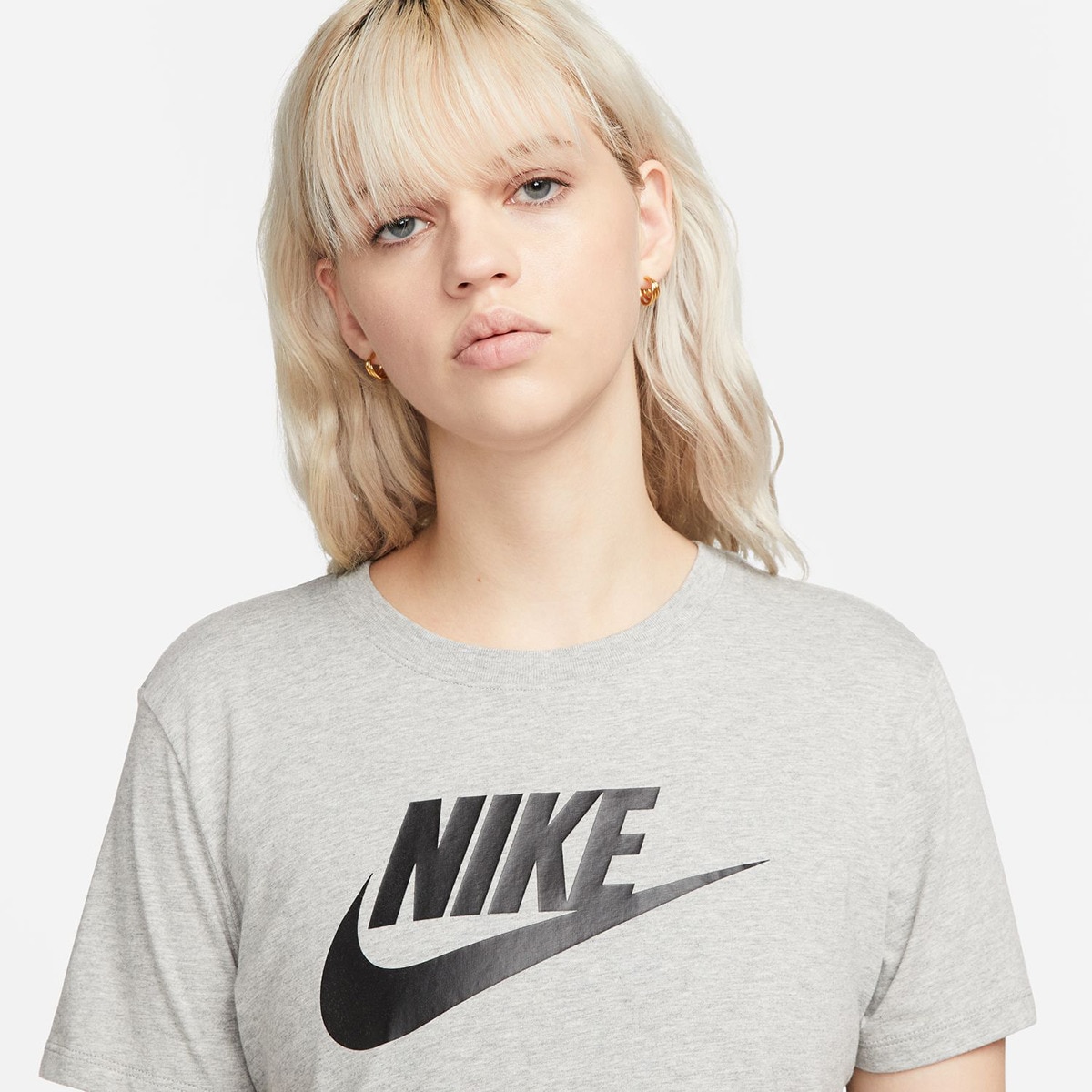 T-shirt Essentials Cinzento-3