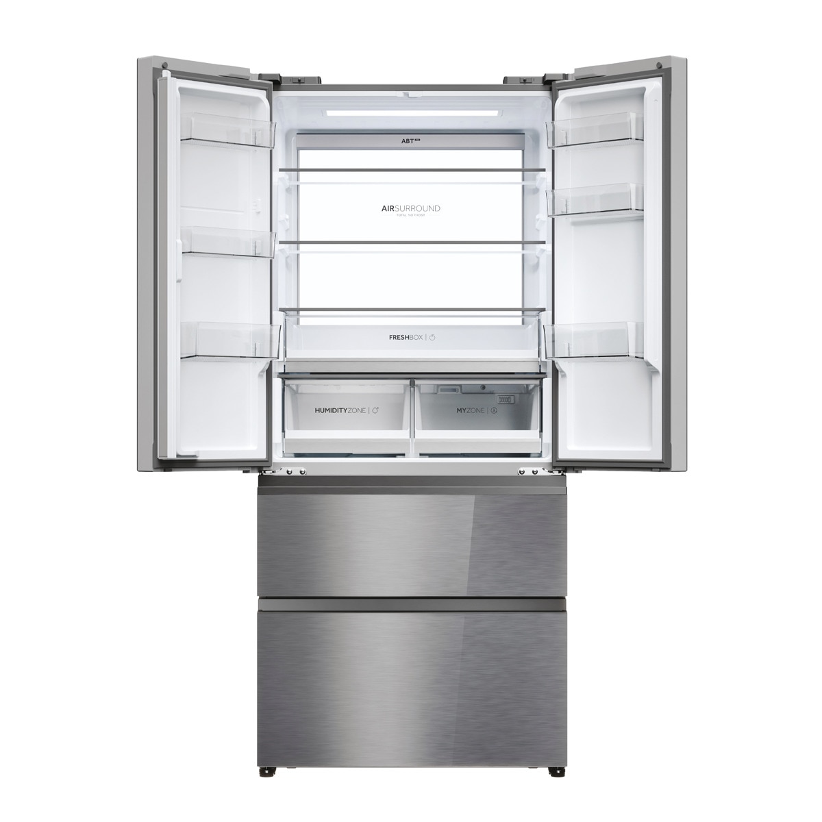 Frigorífico americano Haier Total No Frost MultiDoor FD 83 Series 7 - HFR7819ENGC Cristal inox-2