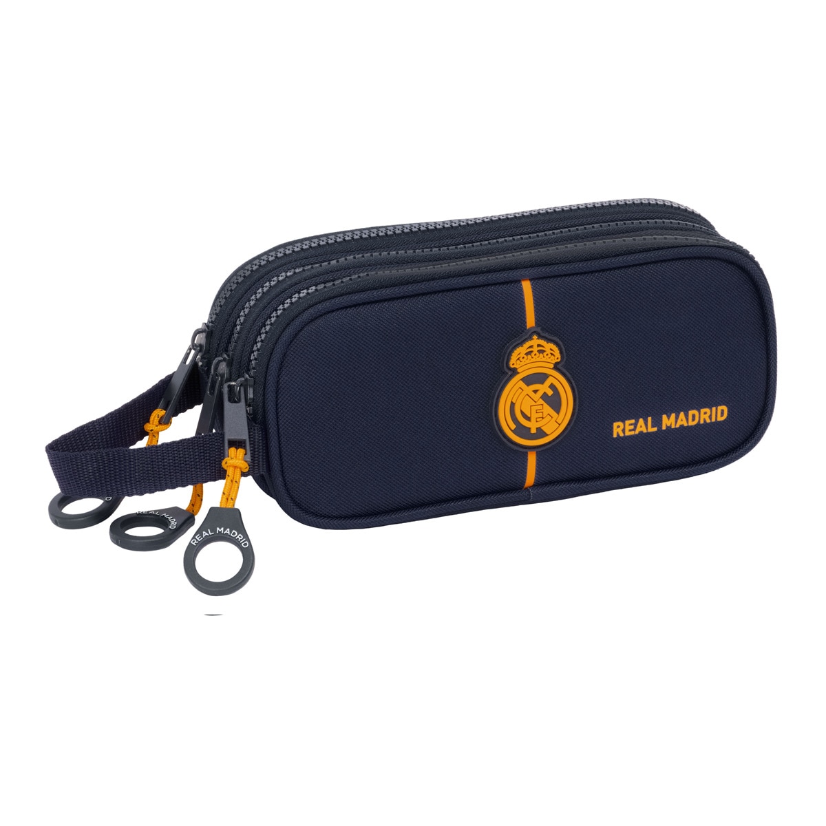 Estojo triplo Real Madrid C.F. azul marinho 1