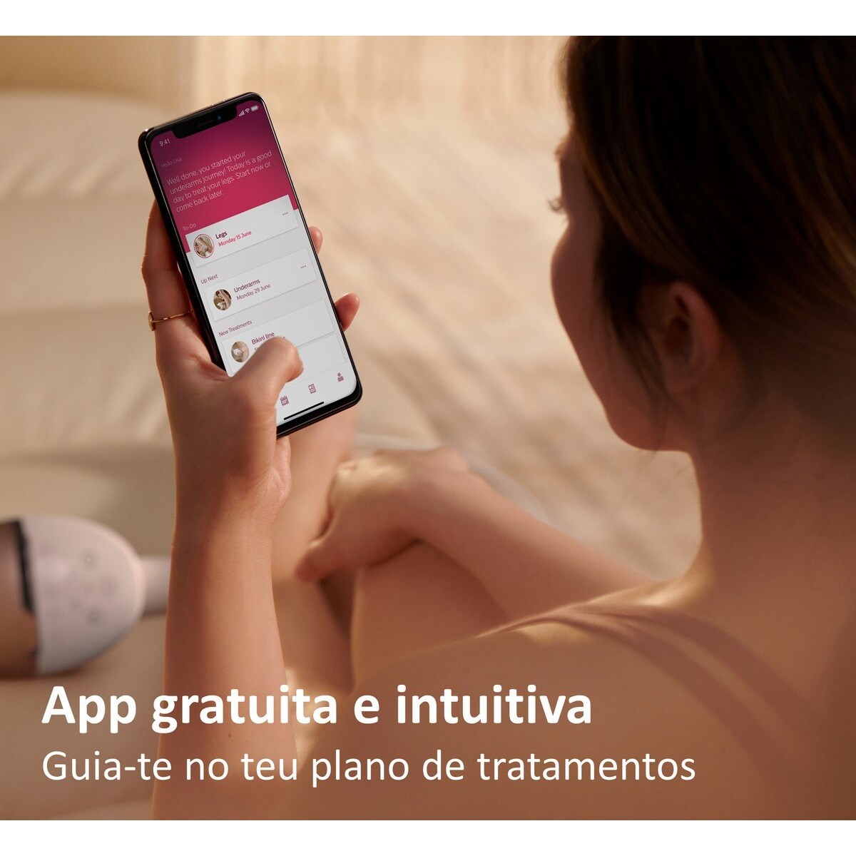 Depiladora de Luz Pulsada IPL Philips Serie 8000 BRI947/00 para Rosto, Corpo com 4 Acessórios Branco-10