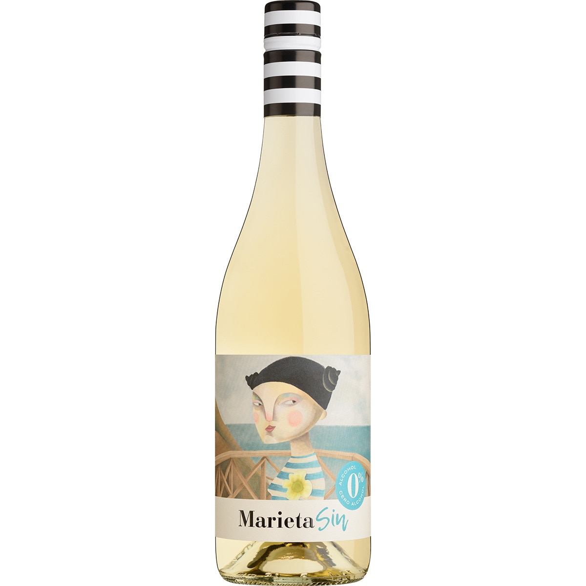 vino blanco desalcoholizado botella 75 cl