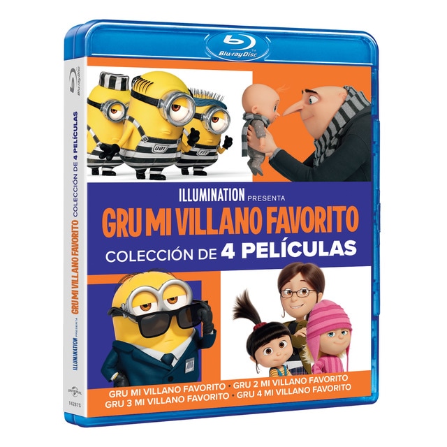 Imagen 0 de Pack Gru mi villano favorito 1-4 (Blu-Ray)