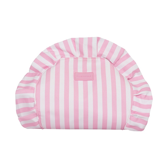 Imagem 0 de Necessaire de maquilhagem Flamingueo com desenho de concha riscas rosas