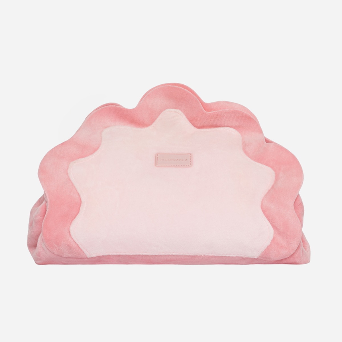 Imagem 0 de Necessaire de maquilhagem Flamingueo com desenho ondulado concha rosa