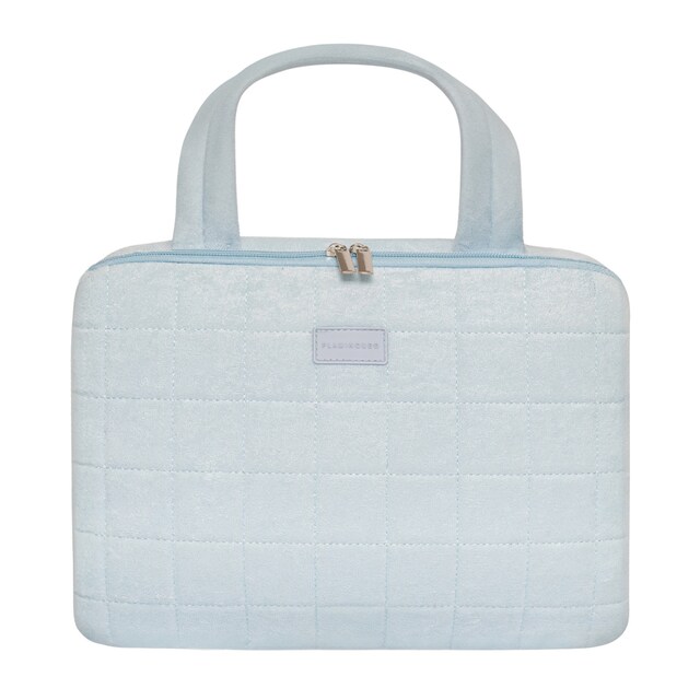 Imagem 0 de Necessaire multiusos pendurar Flamingueo tecido toalha azul