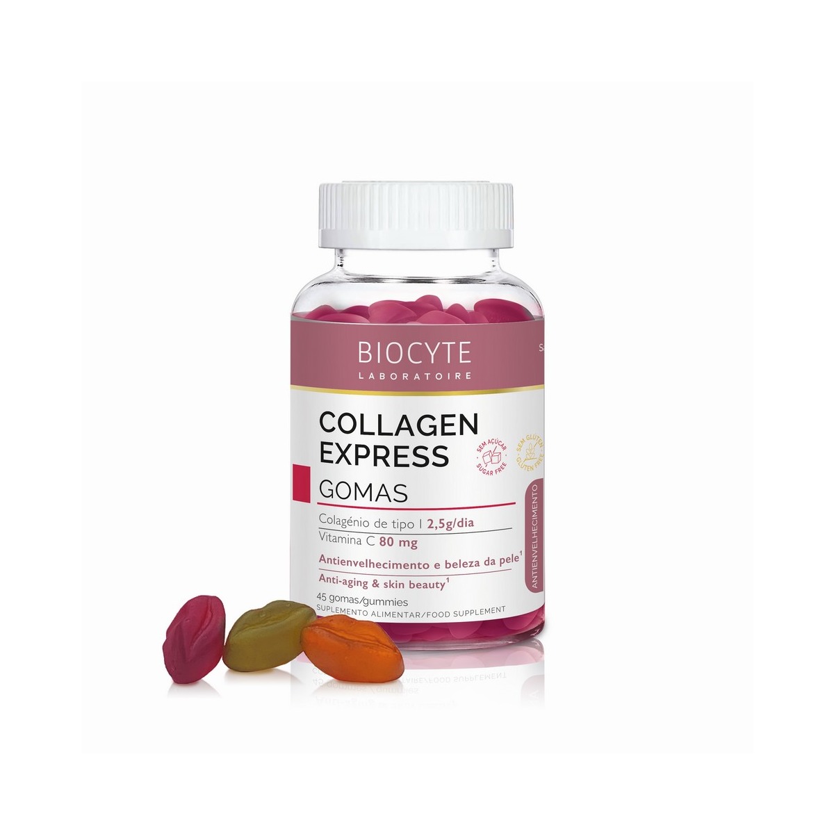 Suplemento Alimentar Collagen Express Gummies - 45 gomas 1