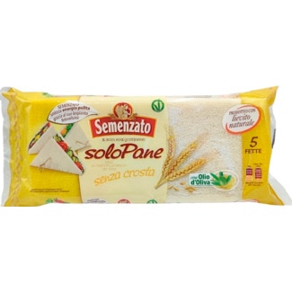 Pão de Forma sem Côdea embalagem 250 g - Semenzato