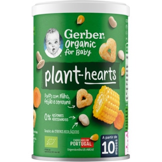 Puffs Bio Milho, Feijão e Cenoura embalagem 35 g - Gerber