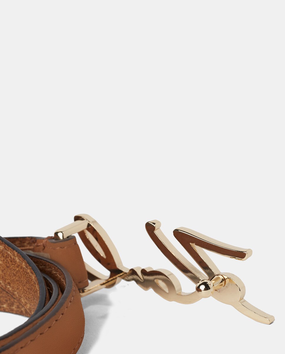 Cinto Signature Sm Buckle Castanho-5