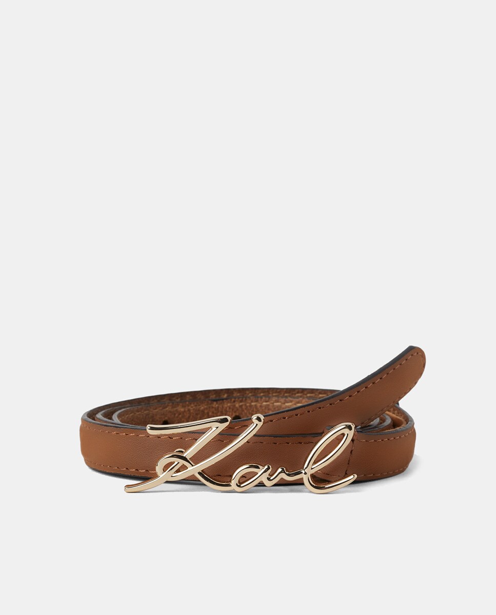 Cinto Signature Sm Buckle Castanho-1