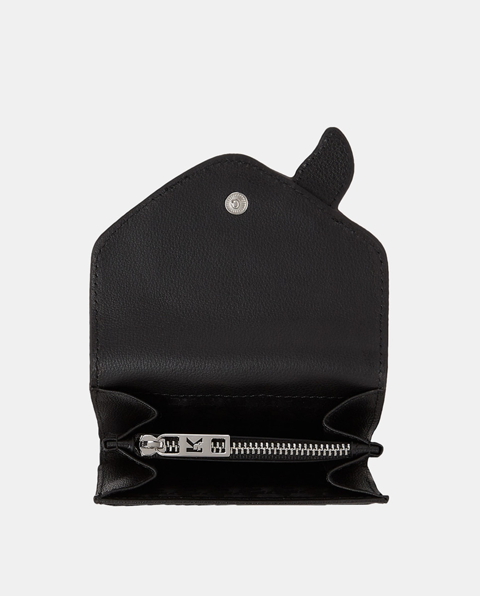 Carteira com Cara de Karl Lagerfeld - Preto Preto-3