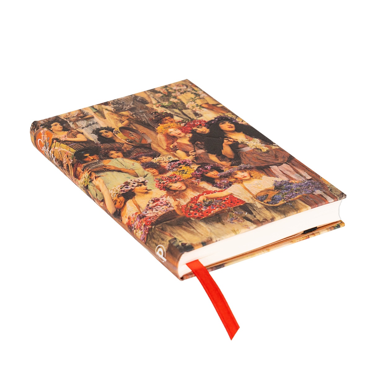Libreta Primavera Mini (90x140x16) rayada de 176 páginas y cierre con banda elástica Paperblanks multicolor 2