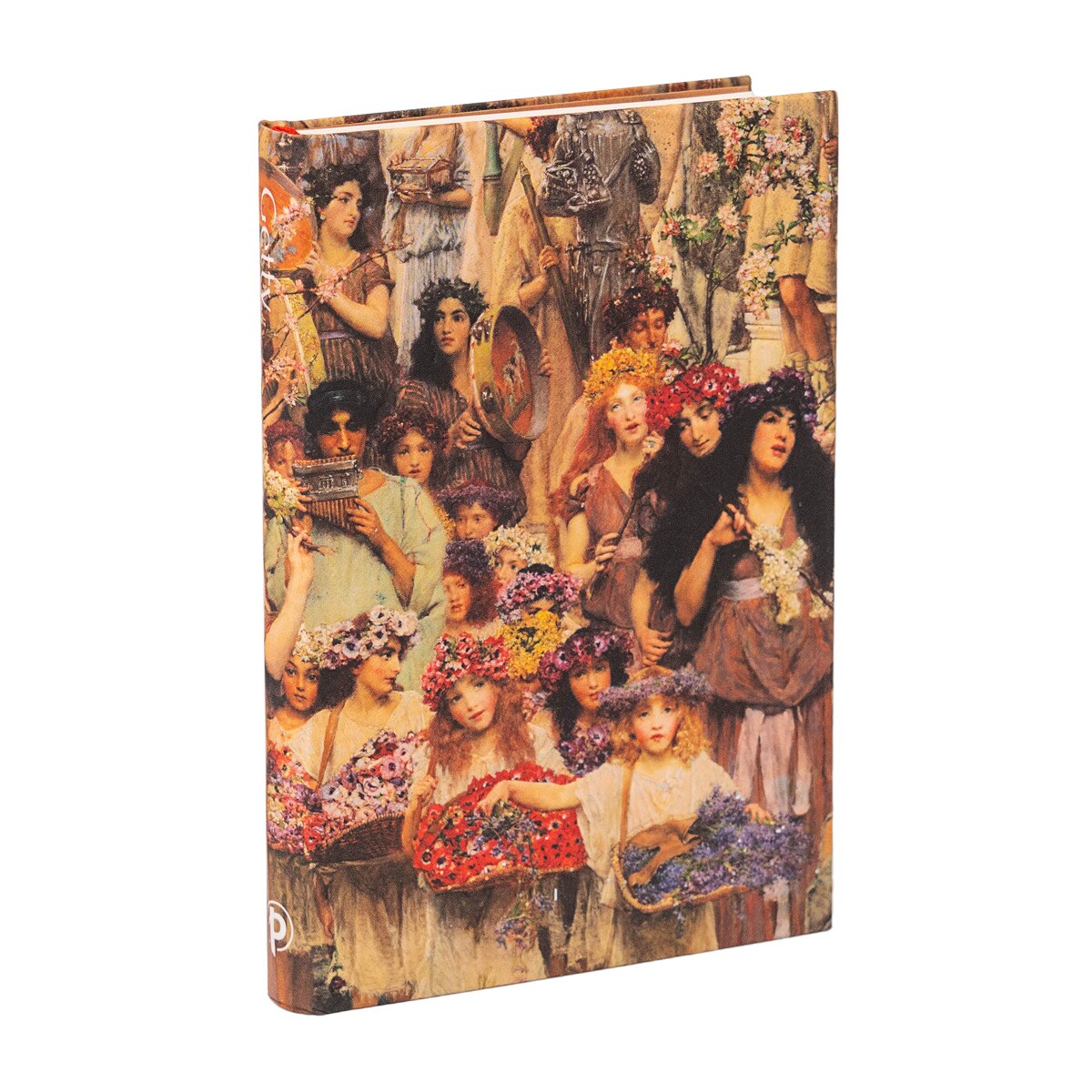Libreta Primavera Mini (90x140x16) rayada de 176 páginas y cierre con banda elástica Paperblanks multicolor 1