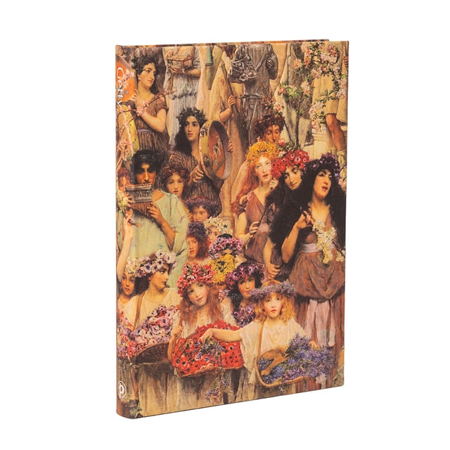 Imagen 0 de Libreta Primavera Midi (120x180x18) lisa de 144 páginas y cierre con banda elástica Paperblanks multicolor