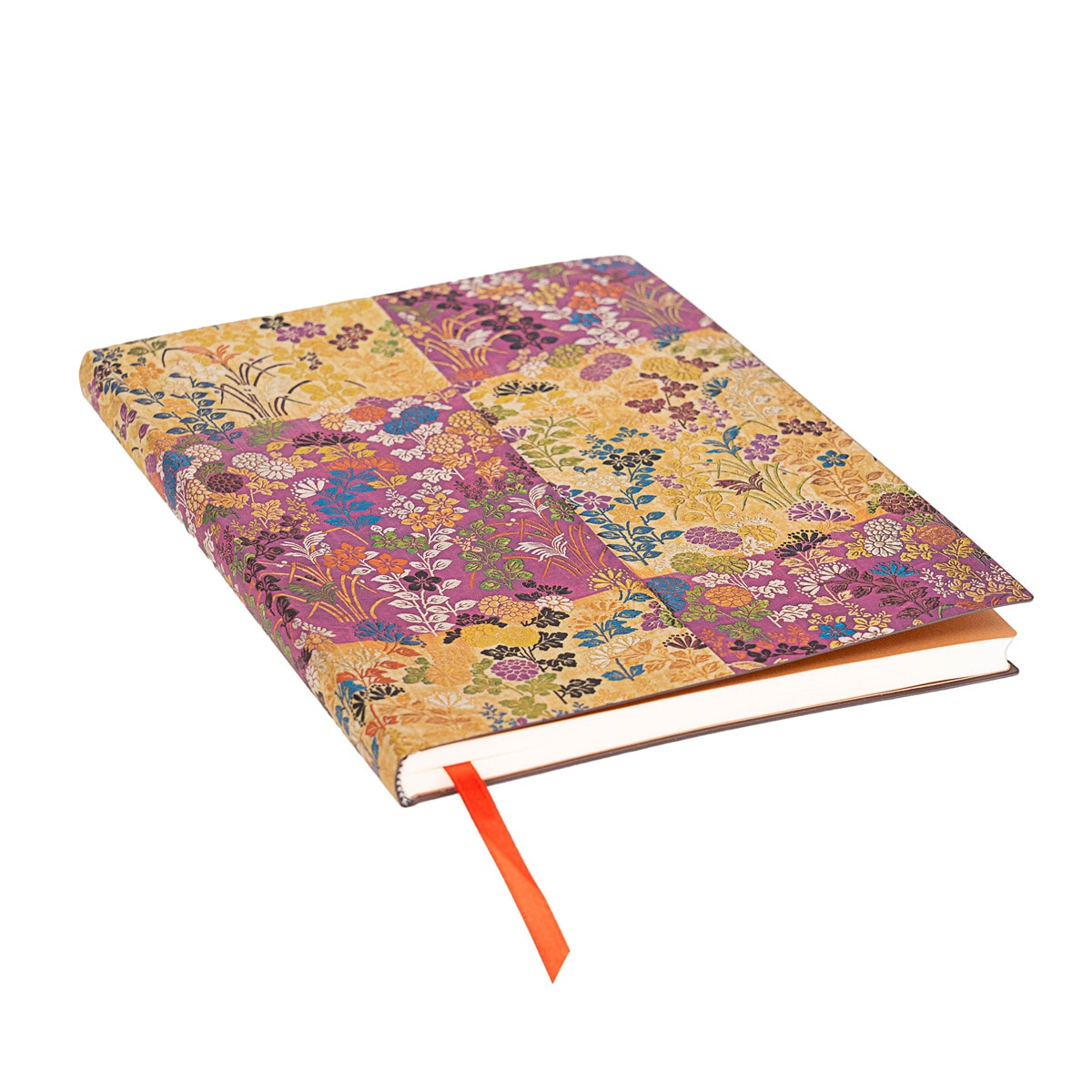Libreta Flexi Kara-ori Rosa Ultra (175x225x12mm) lisa de 176 páginas y cierre con banda elástica Paperblanks rosa 2
