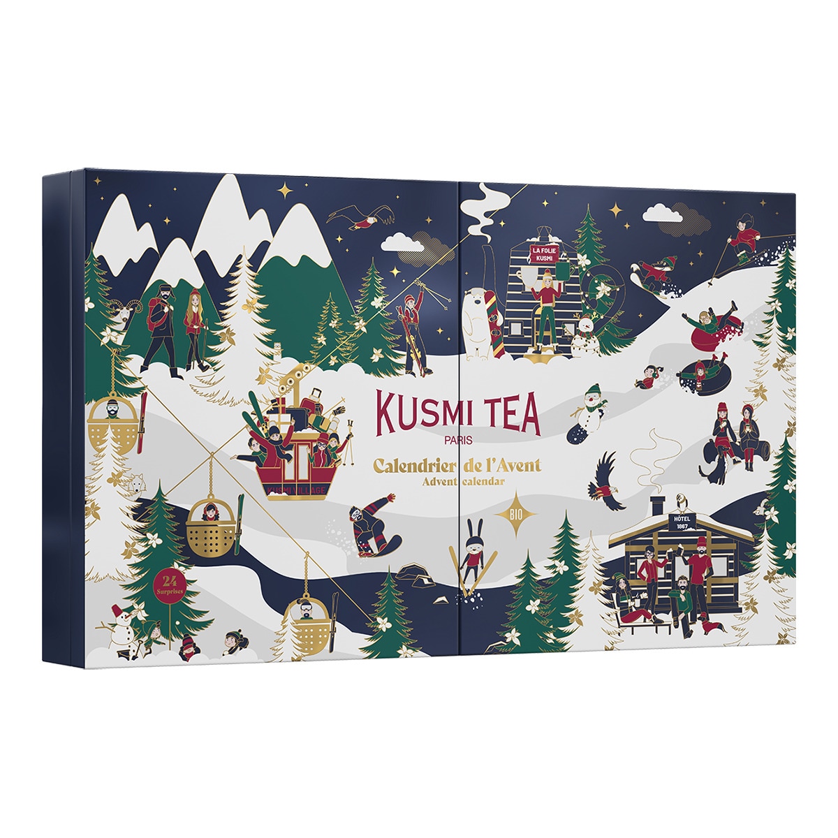 Calendario de Adviento Le Jardin d'hivern bio Kusmi Tea 1