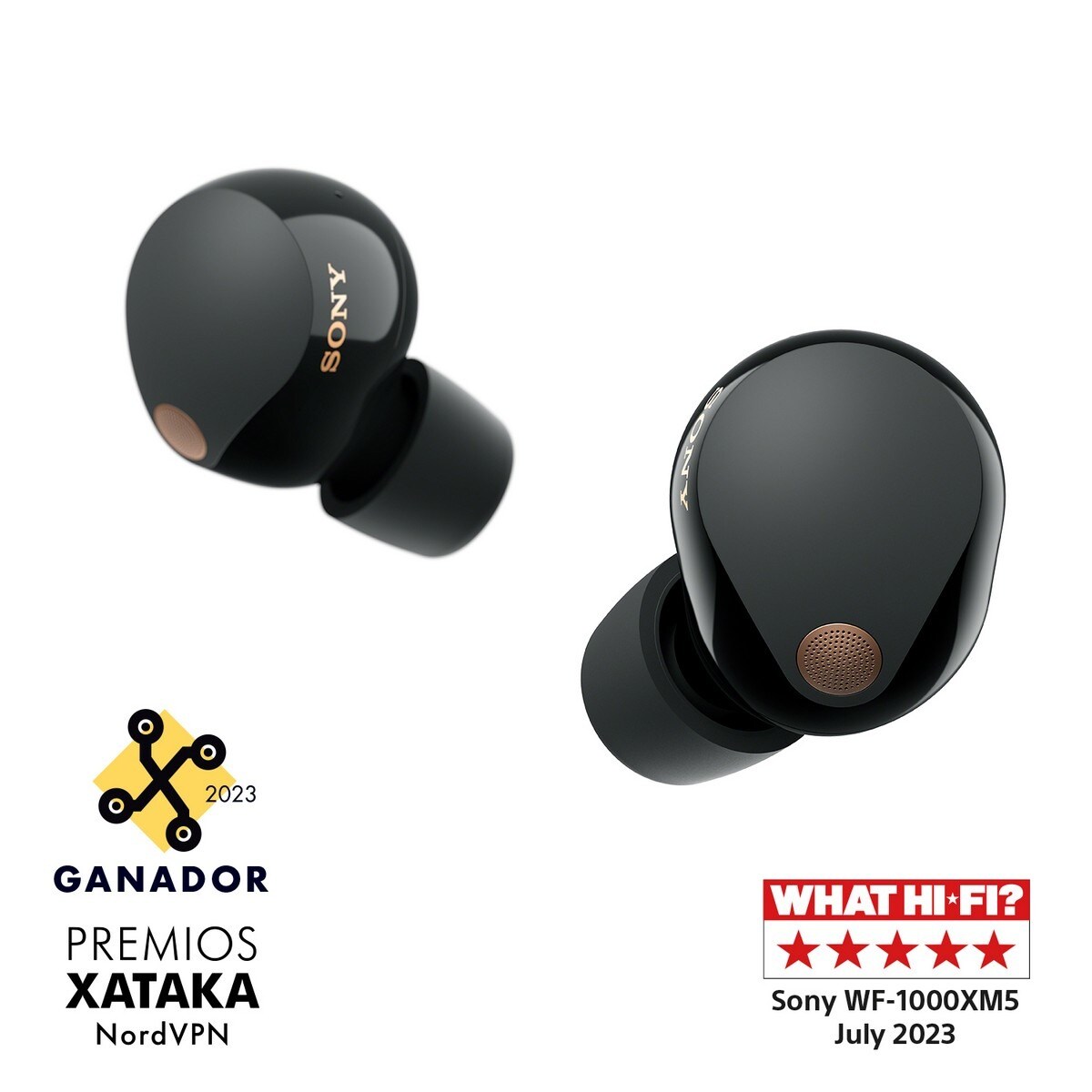 Auriculares True Wireless Sony WF-1000XM5 com Cancelamento de Ruído Preto-2