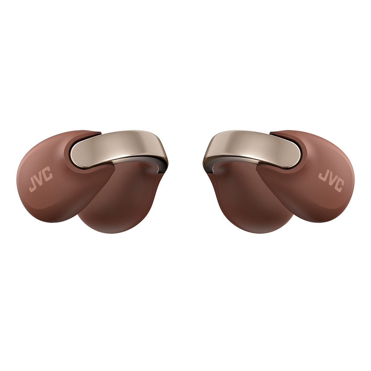 Auriculares abiertos Nearphones JVC HA-NP1T, tipo "piercing" inspirados en una joya Burdeos-5