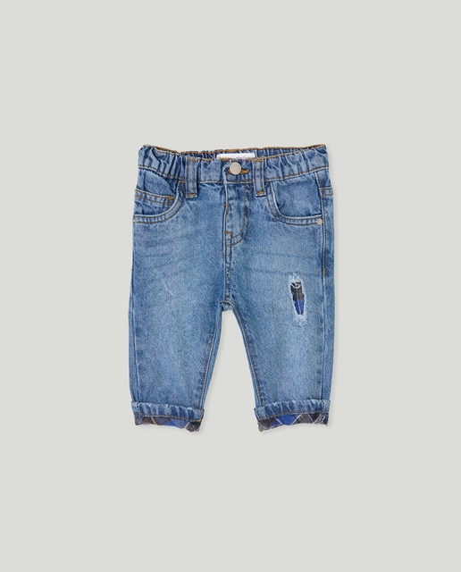 Imagen 0 de Pantalón vaquero loose fit de bebé niño