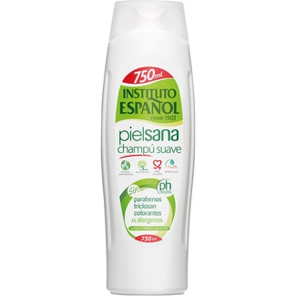 champú suave piel sana uso frecuente botella 750 ml sin parabenos - Instituto Español