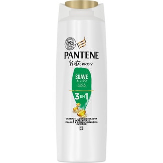 Nutri Pro-V champú acondicionador y tratamiento 3 en 1 Suave & Liso frasco 300 ml - Pantene Pro-v