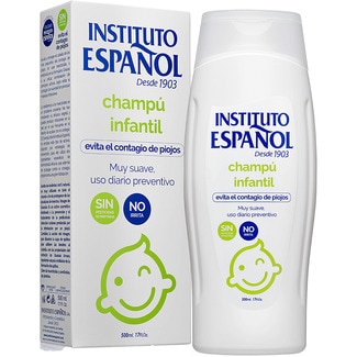 champú infantil para evitar el contagio de piojos muy suave uso diario preventivo frasco 500 ml sin pesticidas ni piretrina no irrita - Instituto Español
