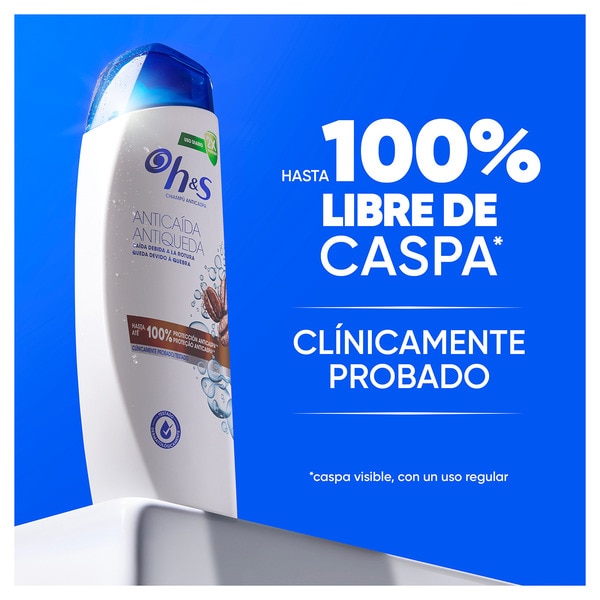 Anti-dandruff anti-hair-loss shampoo with caffeine flask 330 ml