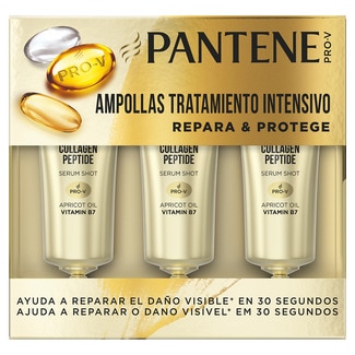 ampollas rescate Repara & Protege caja 3 unidades - Pantene Pro-v
