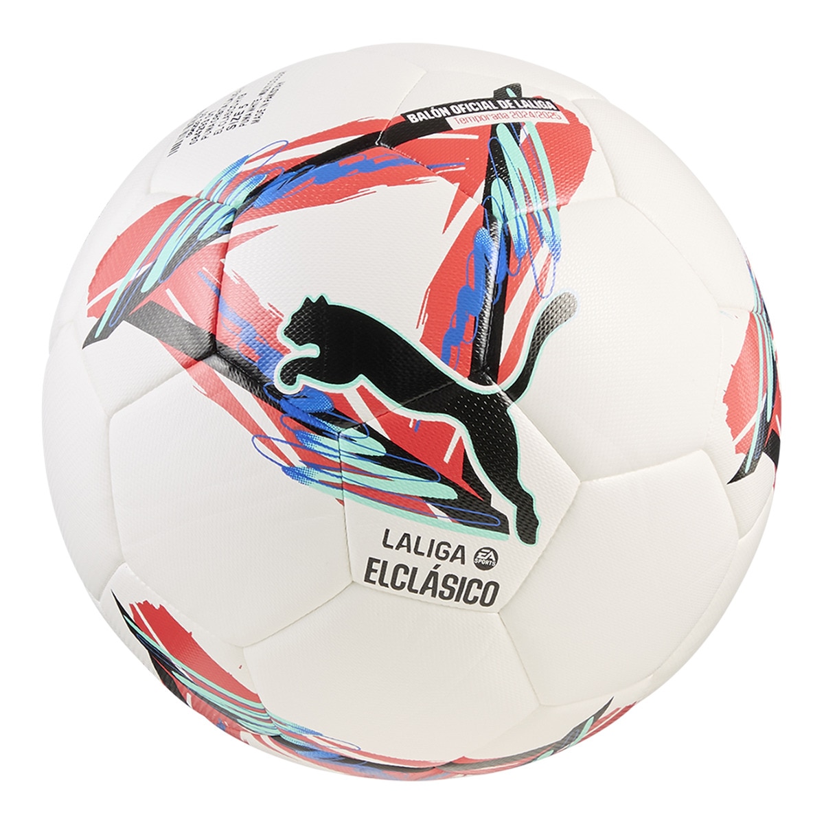 Bola de Futsal Órbita La Liga1 Hybrid El Clásico 2024-2025 Branco-2