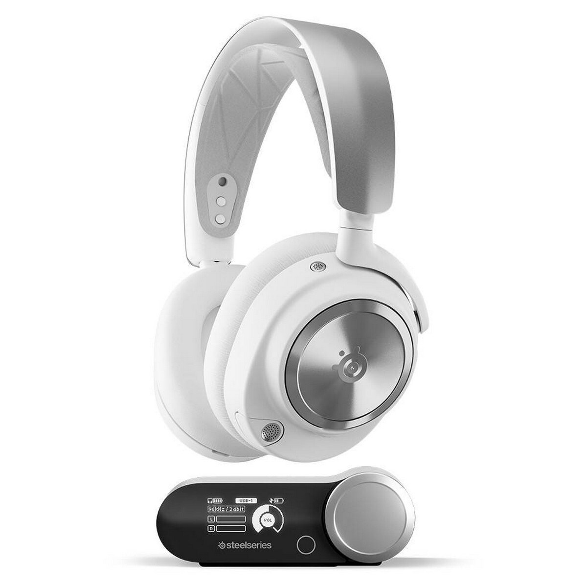 Auscultadores Steelseries Arctis Nova Pro Wireless/Bluetooth Gaming - Branco 1