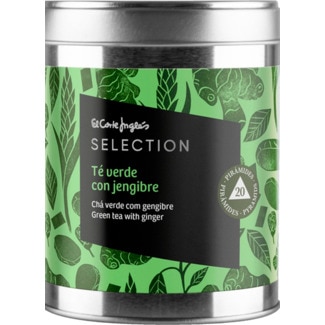 Chá Verde com Gengibre 20 Pirâmides lata 40 g - El Corte Inglés Selection