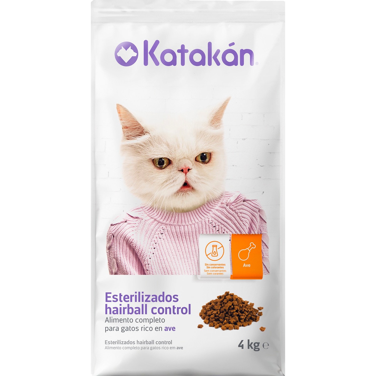 Alimento Seco para Gato Esterilizado embalagem 4 kg