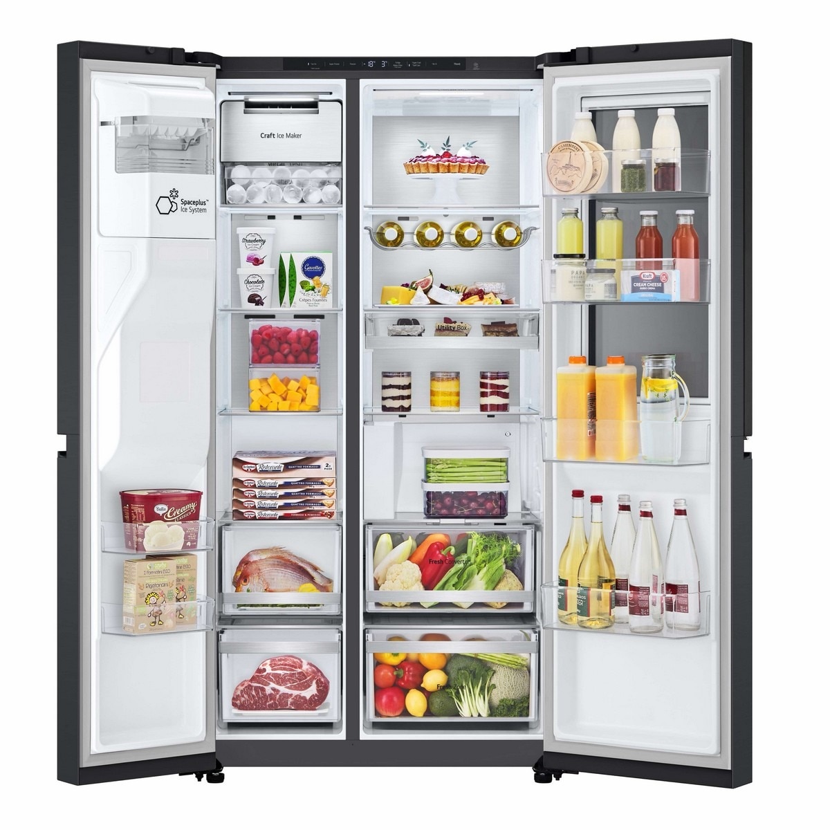Frigorífico Americano Teka GSXE90EVDD Side by Side, No Frost, Compressor Smart Inverter™ e de 179 cm - Essence Black Preto-3