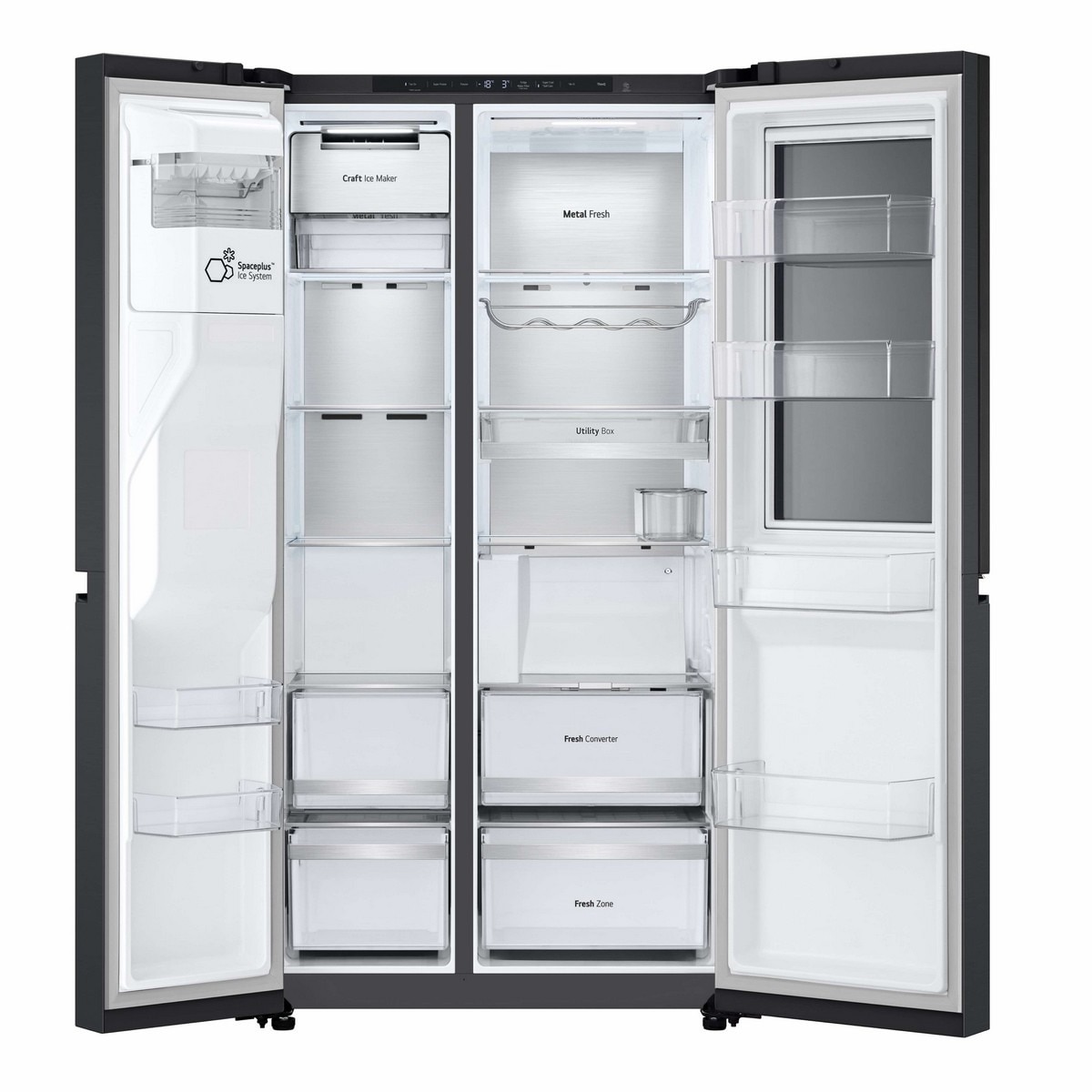 Frigorífico Americano Teka GSXE90EVDD Side by Side, No Frost, Compressor Smart Inverter™ e de 179 cm - Essence Black Preto-4