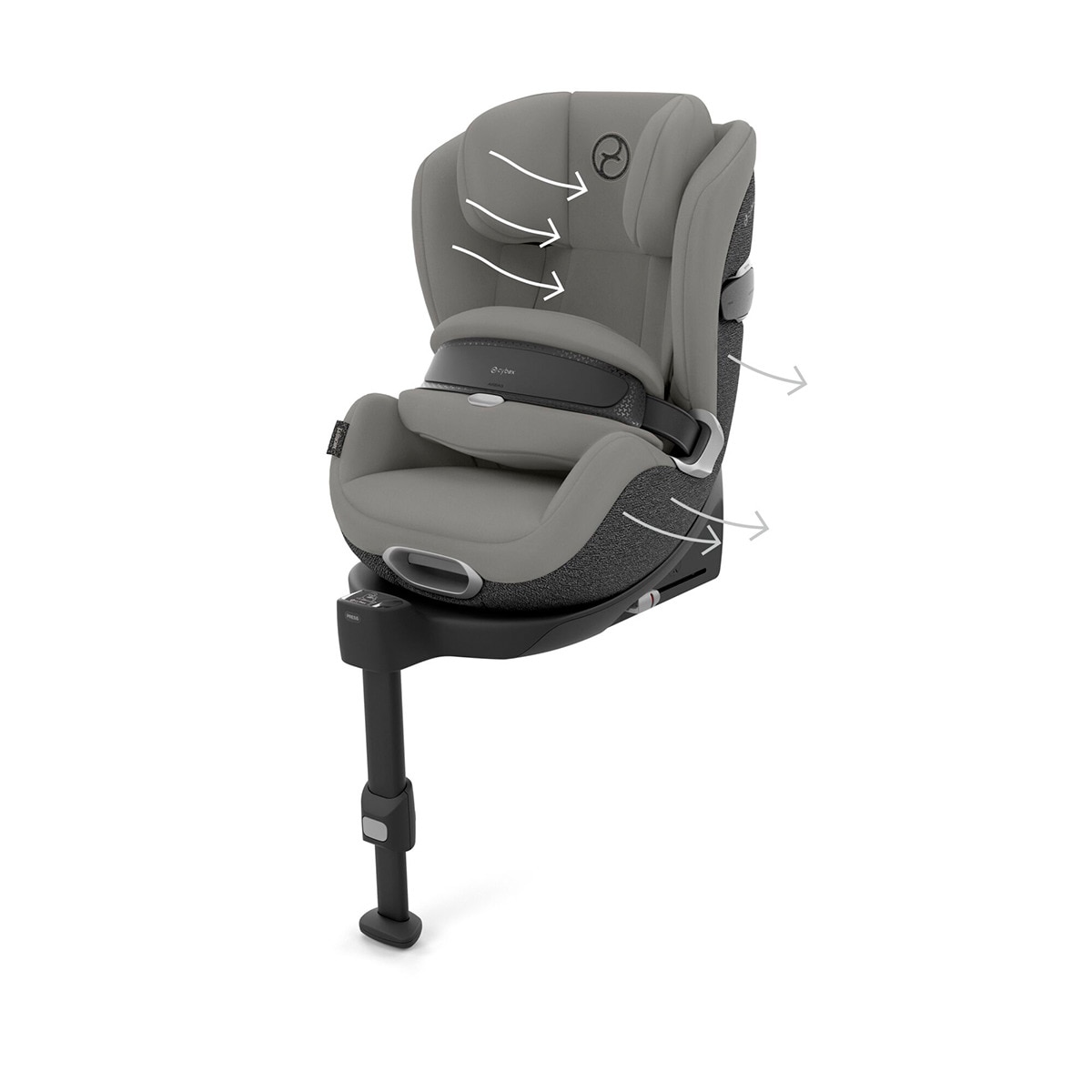 Cadeira Auto Anoris T2 i-Size Cinzento-6