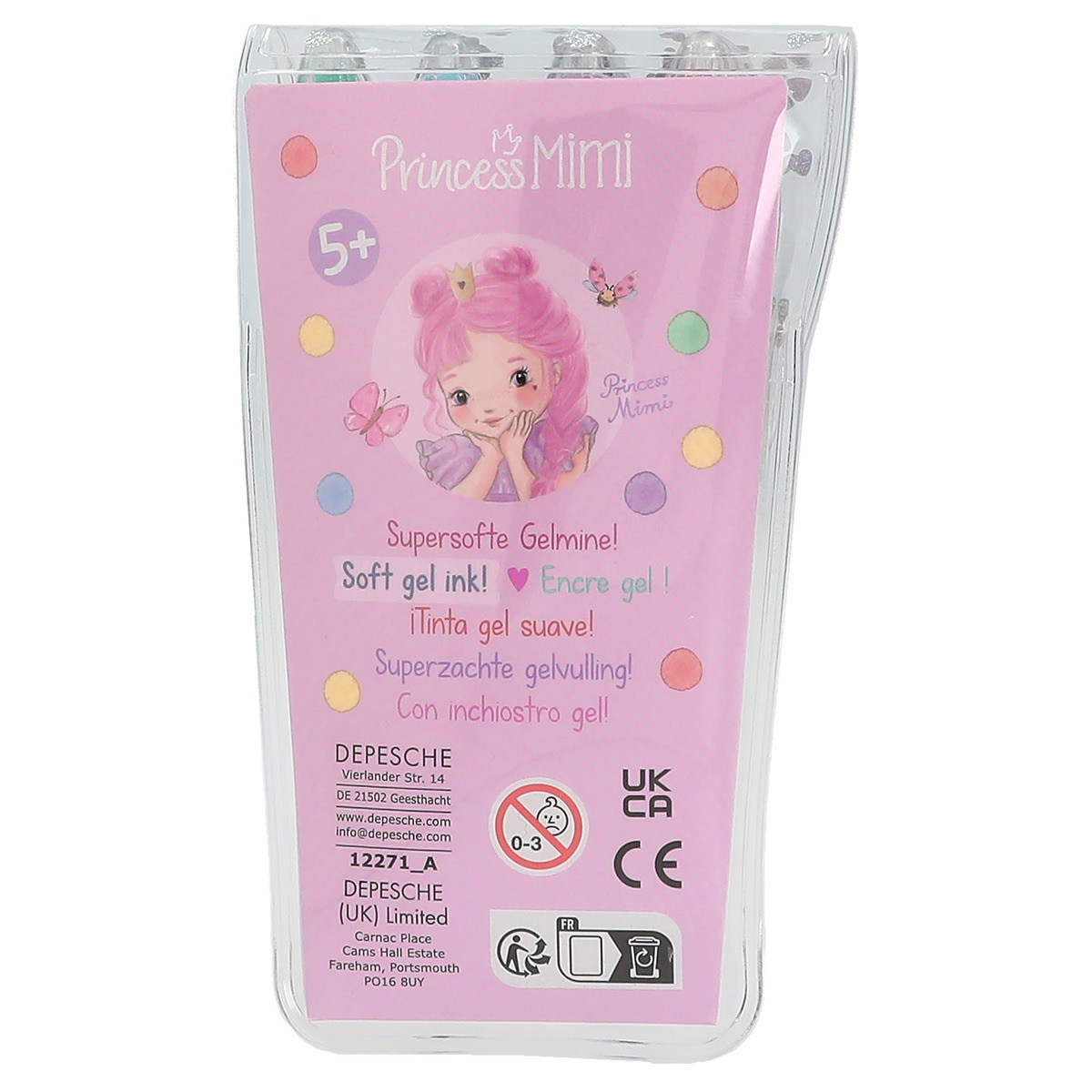 Set bolígrafos de gel Princess Mimi 6