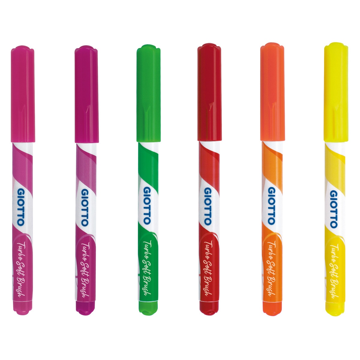 Imagem 0 de Marcador Turbo Soft brush 6 Cores Fluo