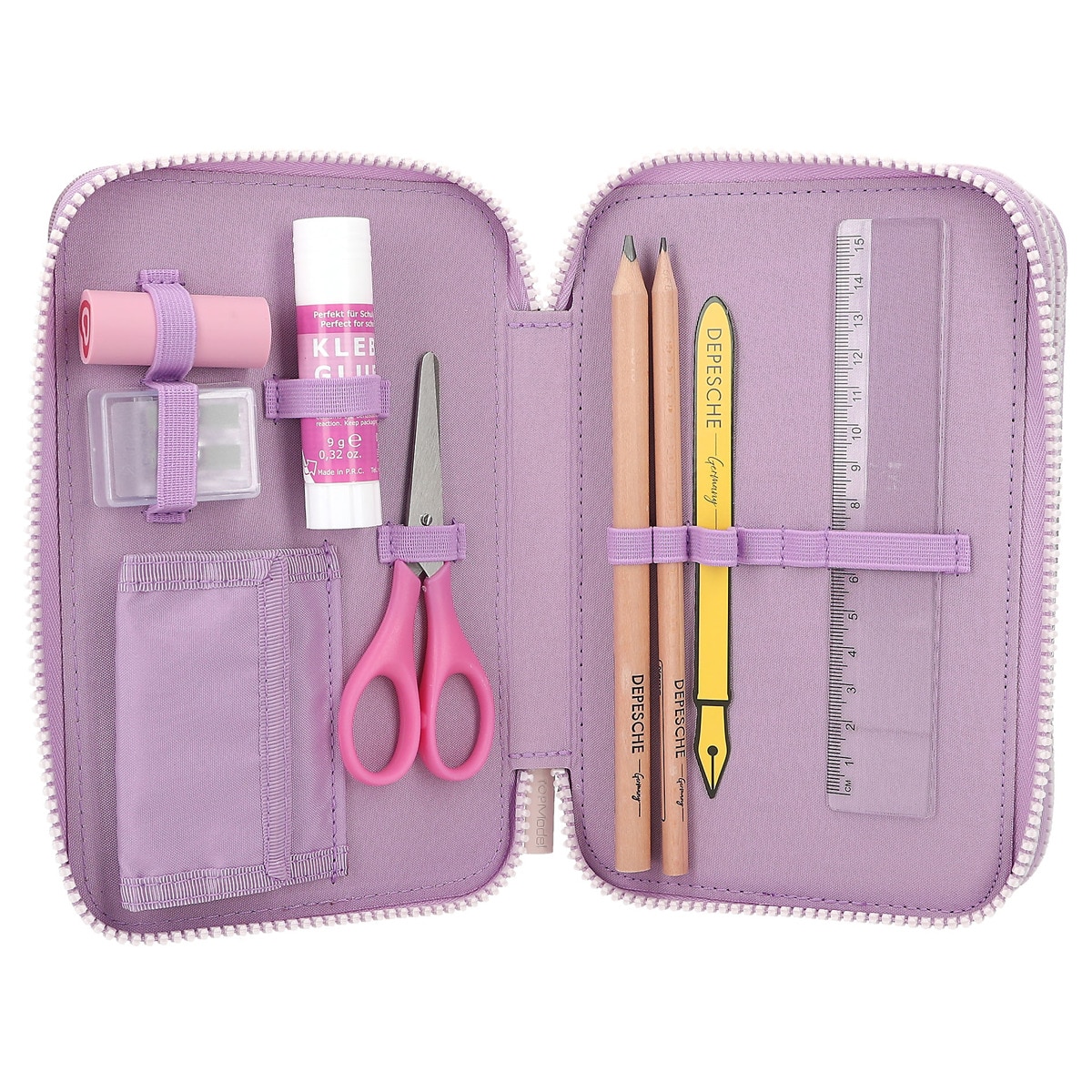 Estuche triple con luz LED TOPModel 5