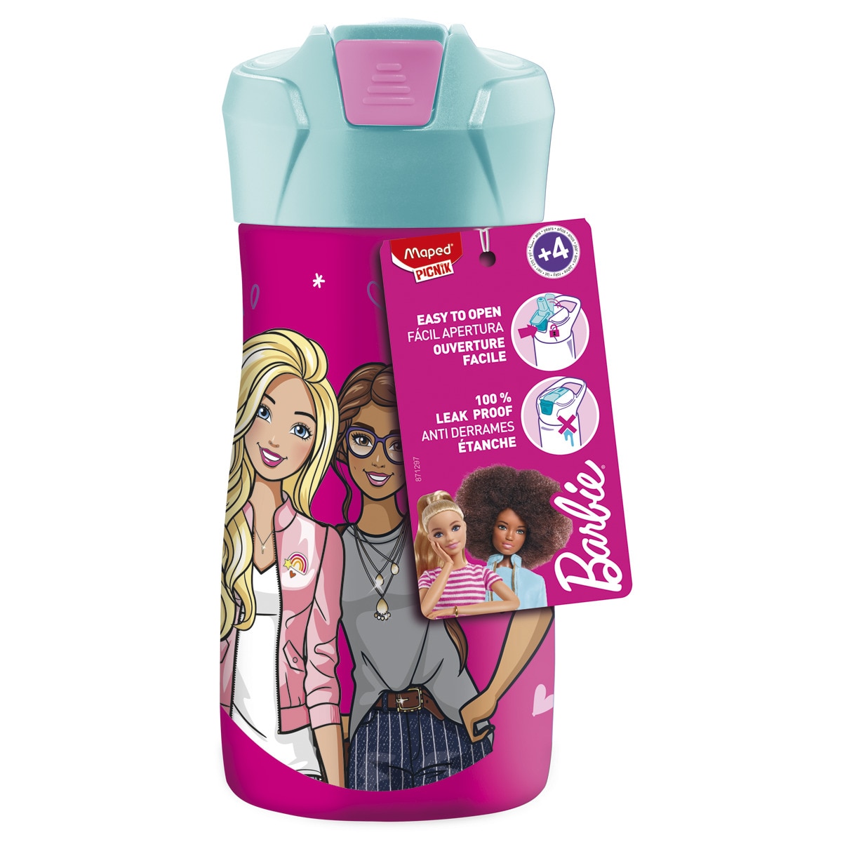 Botella 430 ml Barbie Maped Rosa-1