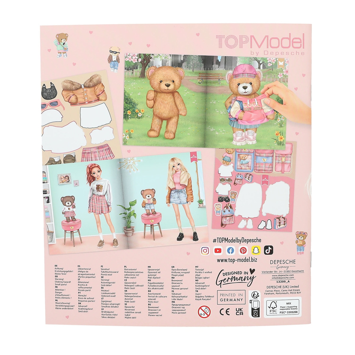 Libro pegatinas stickerworld TOPModel 5