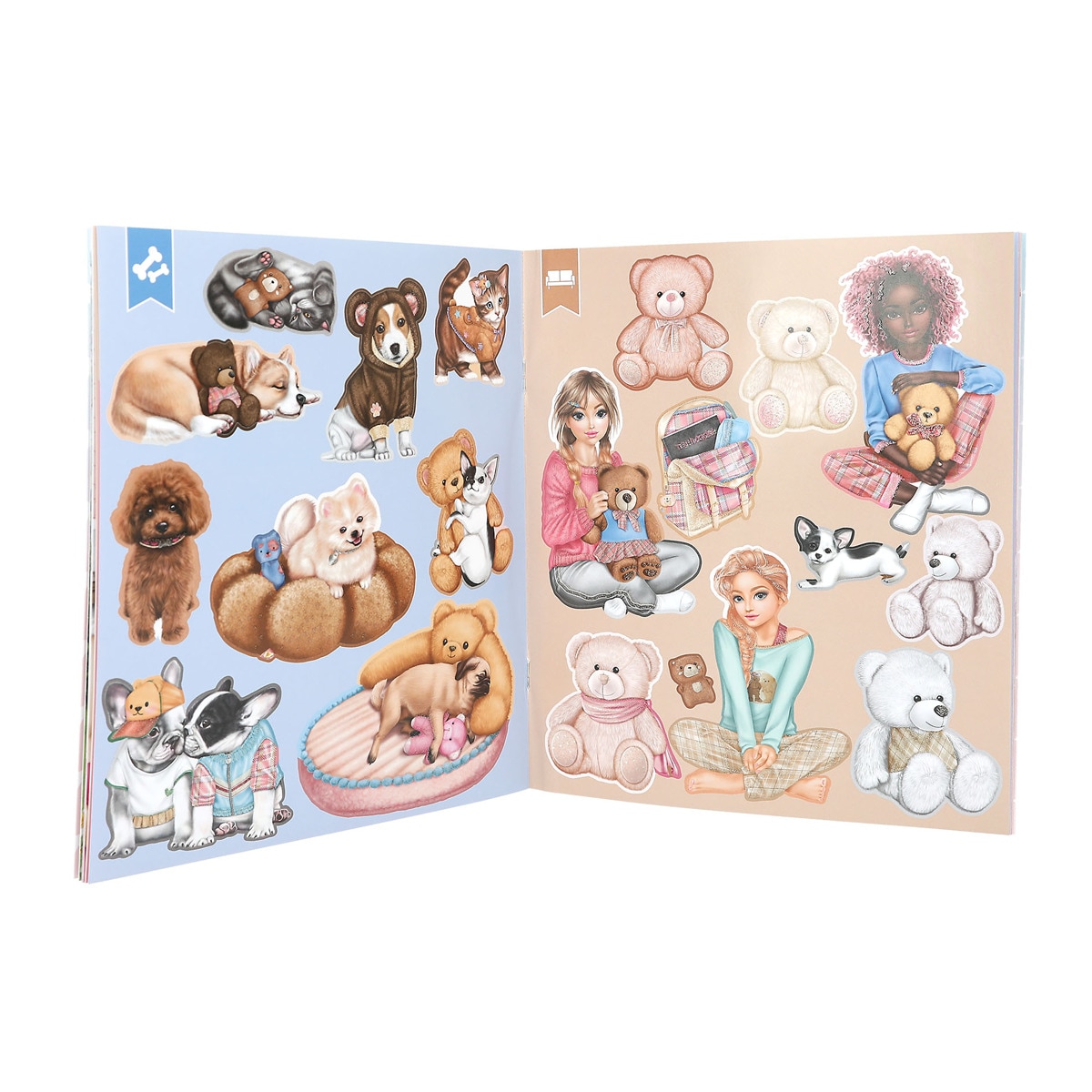 Libro pegatinas stickerworld TOPModel 4
