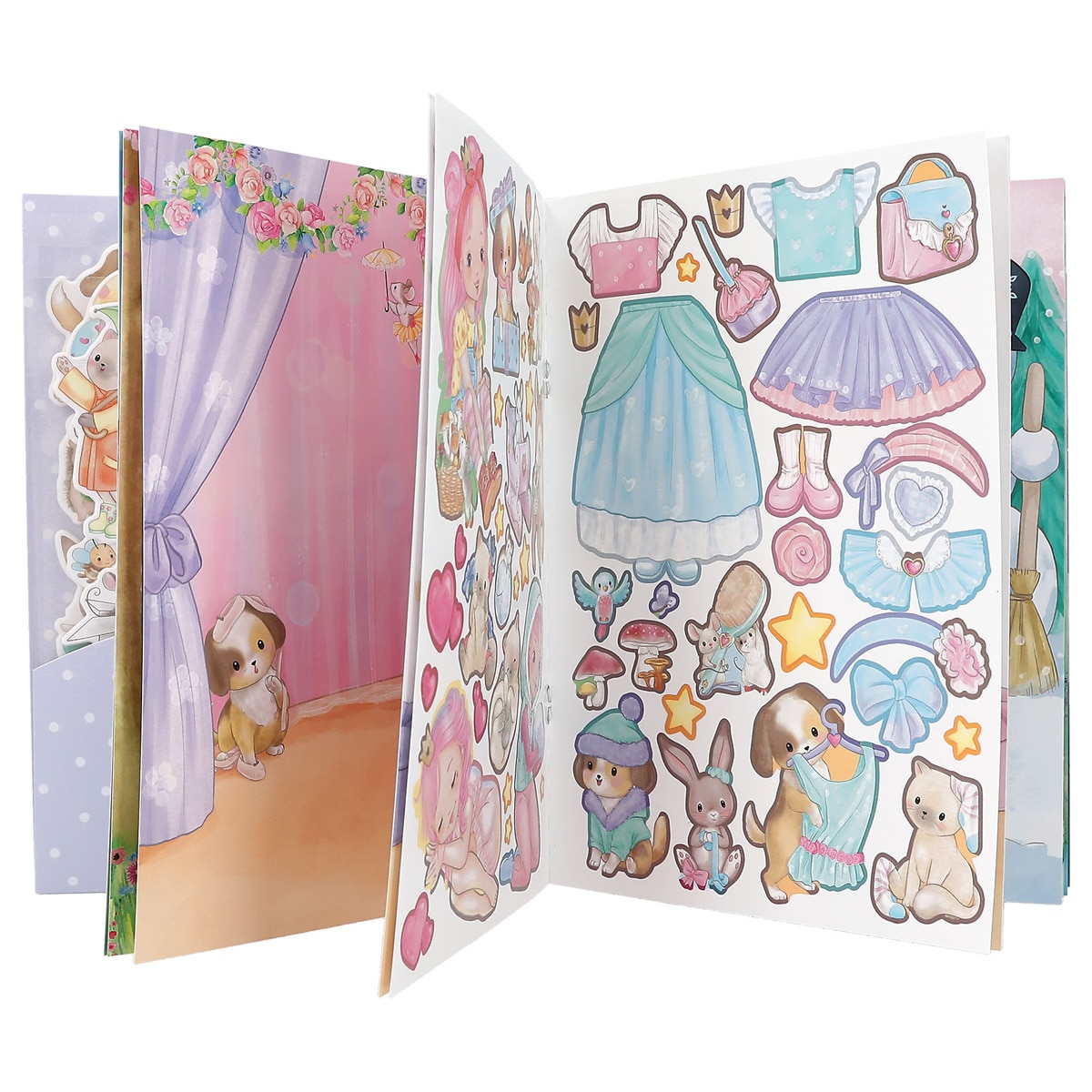 Libro con pegatinas en relieve Princess Mimi 5