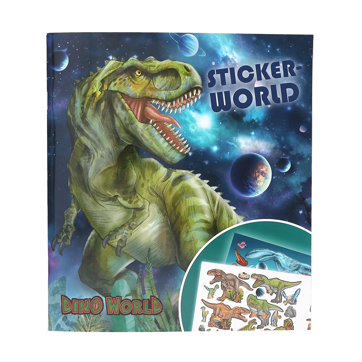 Libro pegatinas Galaxy Dino World 2