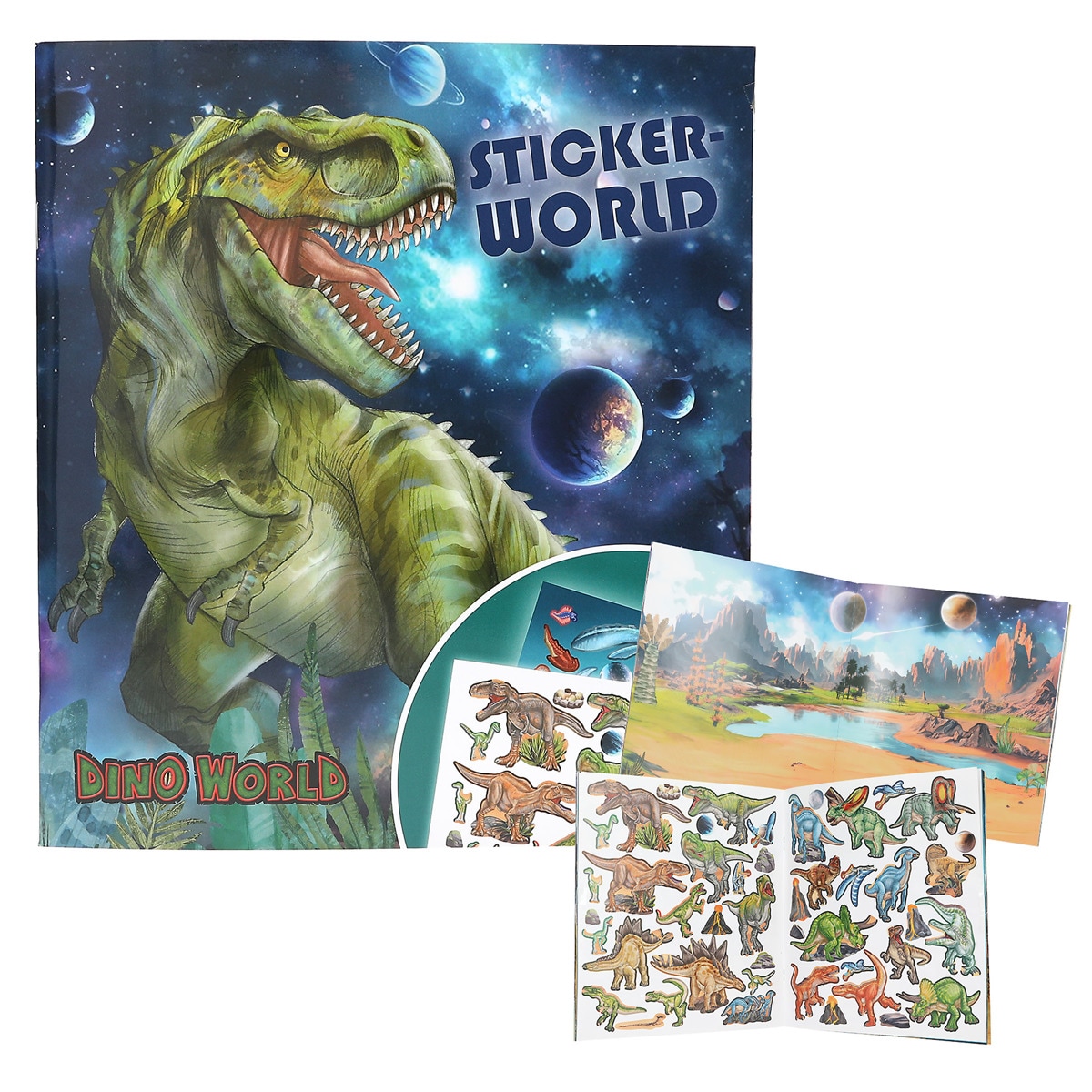 Imagem 0 de Livro de autocolantes Galaxy Dino World