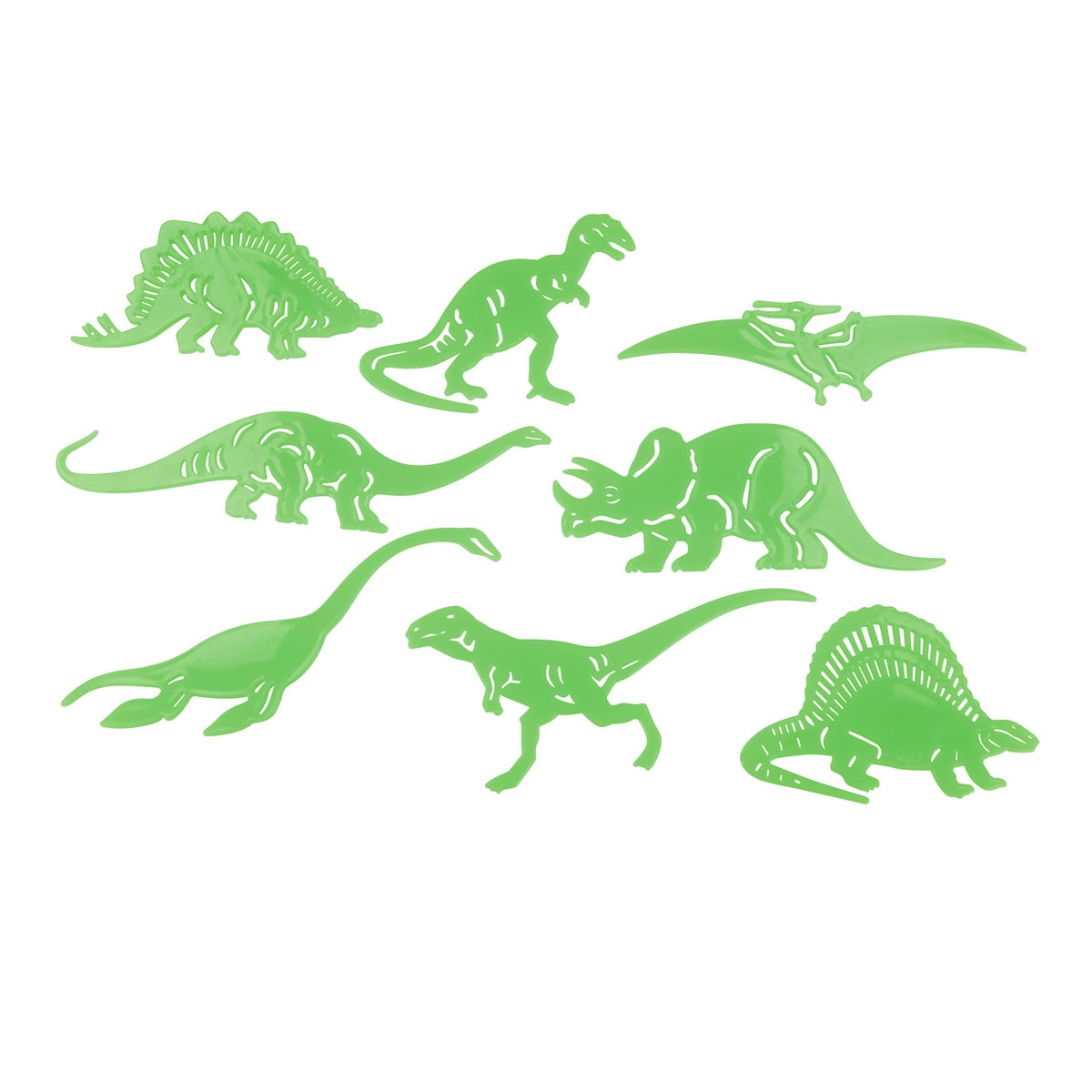 Pegatinas fluorescentes dino  Dino World 3