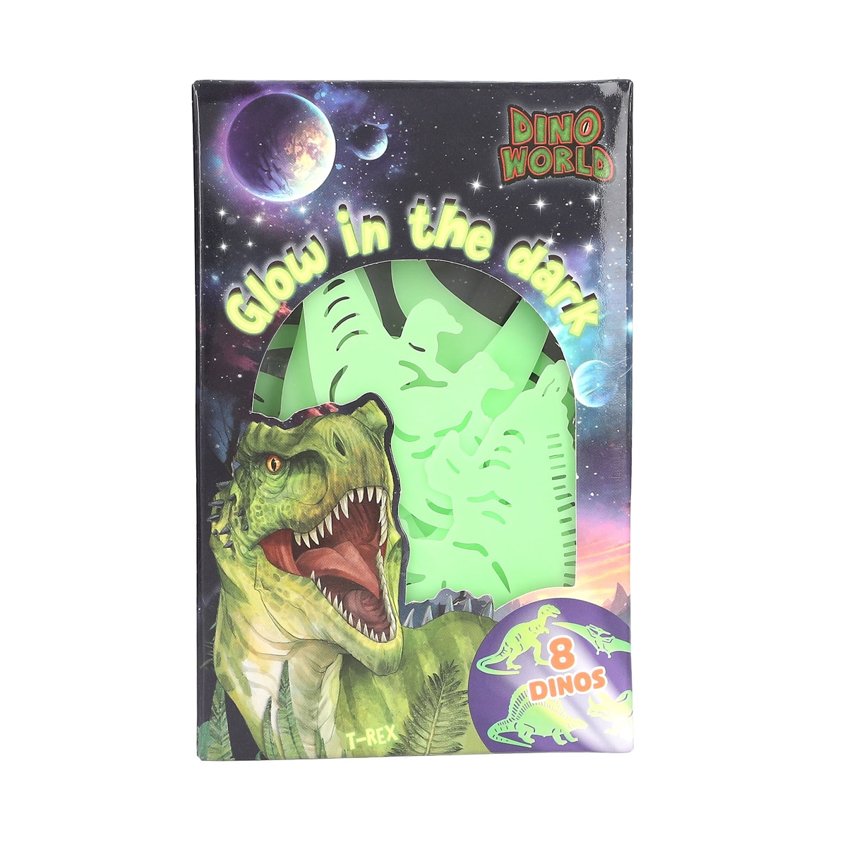Pegatinas fluorescentes dino  Dino World 2