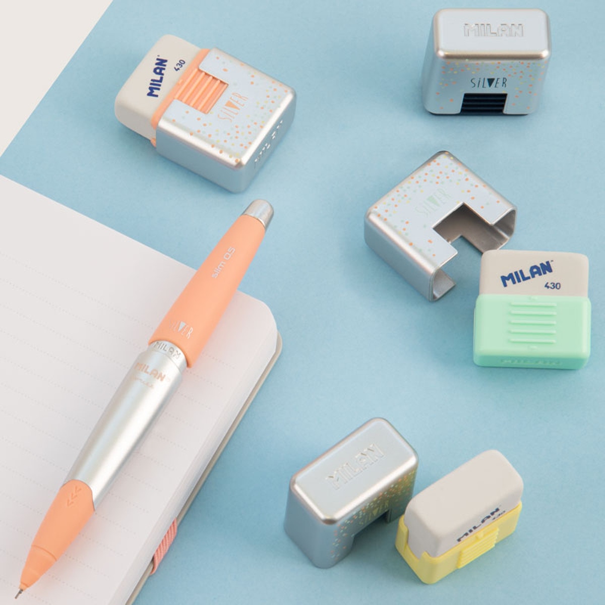 Goma 430 con funda School, MILAN, colores surtidos 4