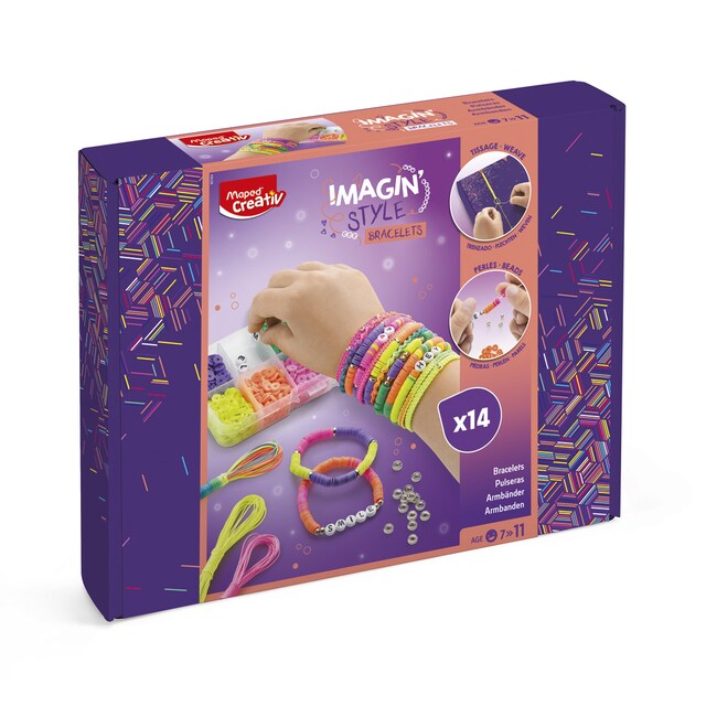 Imagen 0 de Confección pulseras con tejido y perlas Maped