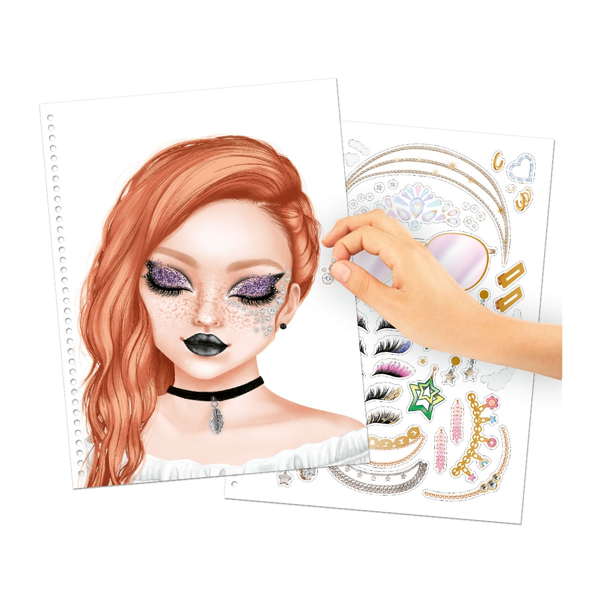 Libro colorear make-up TOPModel 4
